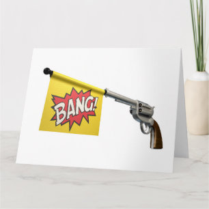 Carte Drapeau Pistol Bang