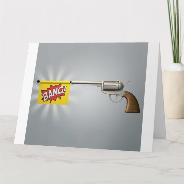 Carte Drapeau Pistol Bang (Devant)