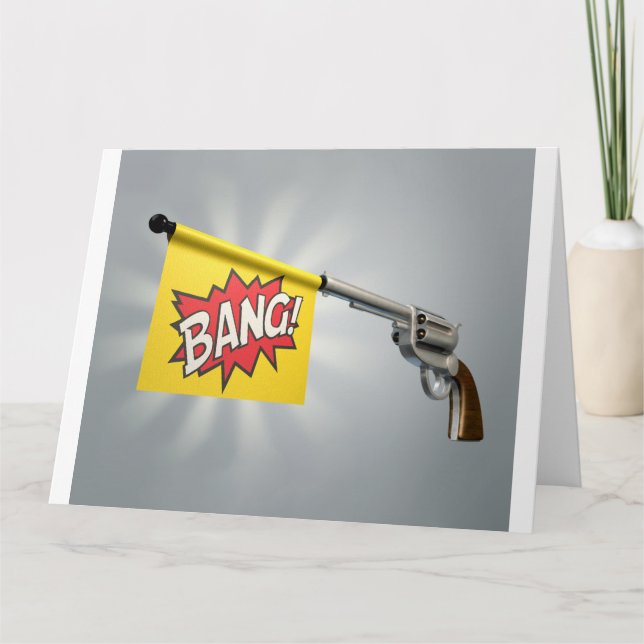 Carte Drapeau Pistol Bang (Devant)