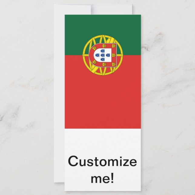 Carte Drapeau portugais (Devant)