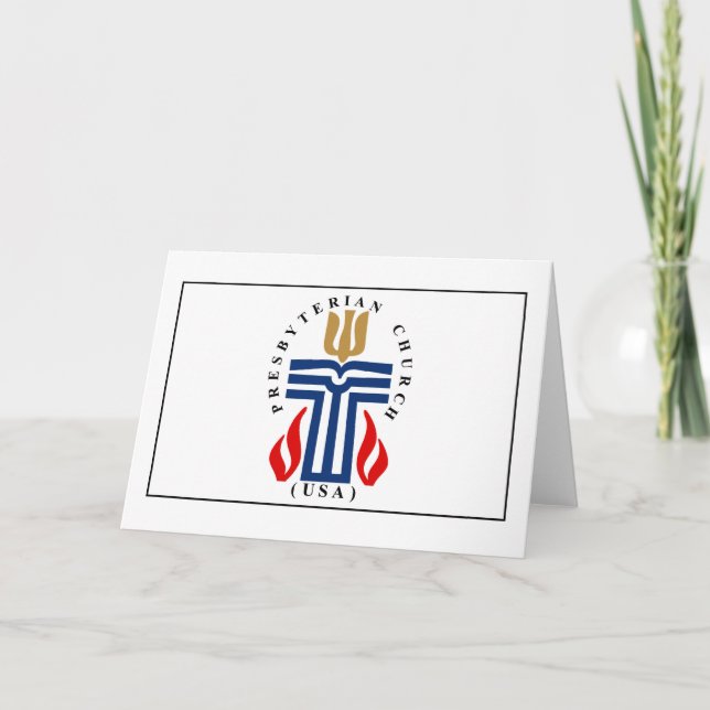 Carte Drapeau presbytérien (Devant)