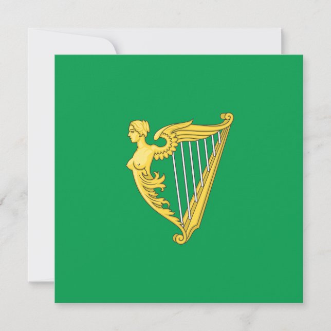 Carte Drapeau républicain irlandais (Devant)