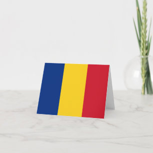 Carte Drapeau roumain