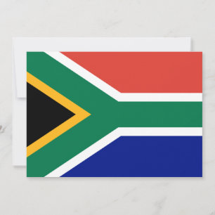 Carte Drapeau sud-africain