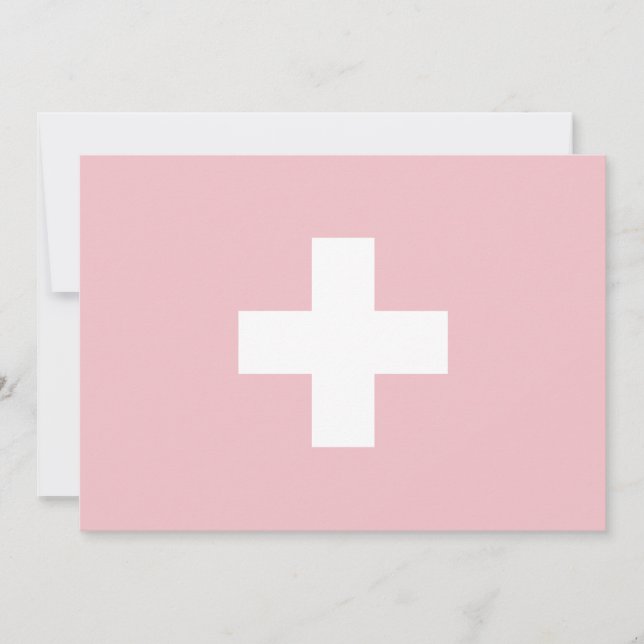 Carte Drapeau Suisse (Devant)