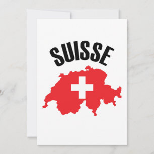 Carte Drapeau suisse