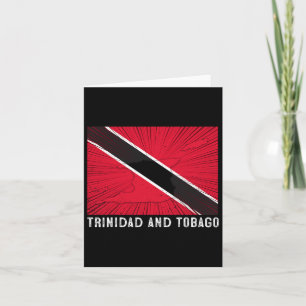 Carte Drapeau Tricolore Patriotique Trinidad Et Tobygo