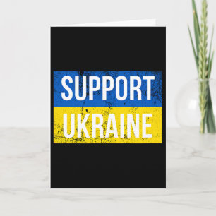 Carte Drapeau ukrainien patriotique pour hommes A