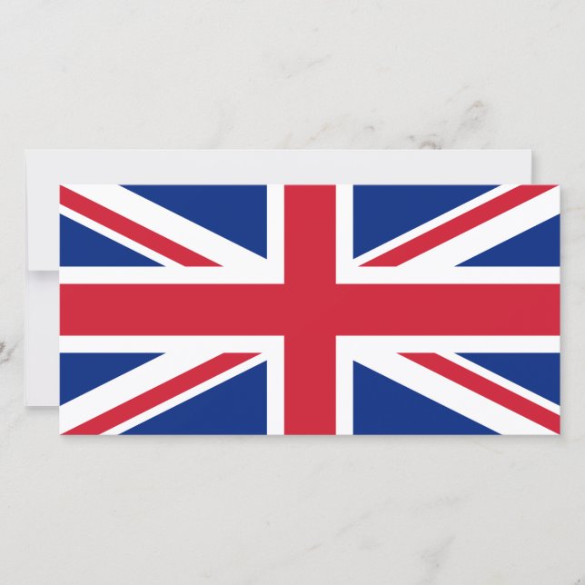 Carte Drapeau Union Jack (Devant)