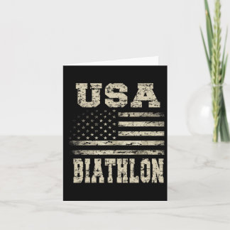 Carte Drapeau vintage des États-Unis