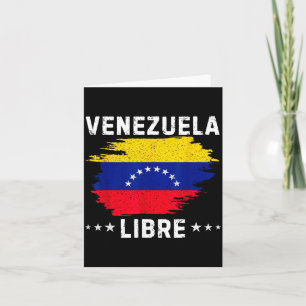 Carte Drapeau Vintage Venezuela Libre 2026 Venezuela 