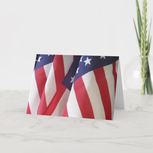Carte drapeaux américains vierges à l'intérieur patrioti (Devant)