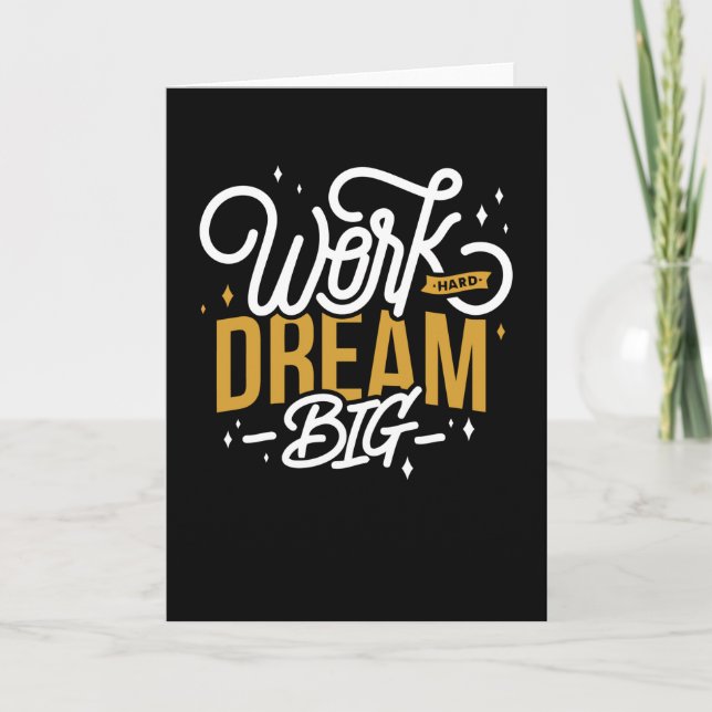 Carte Dream Big (Devant)