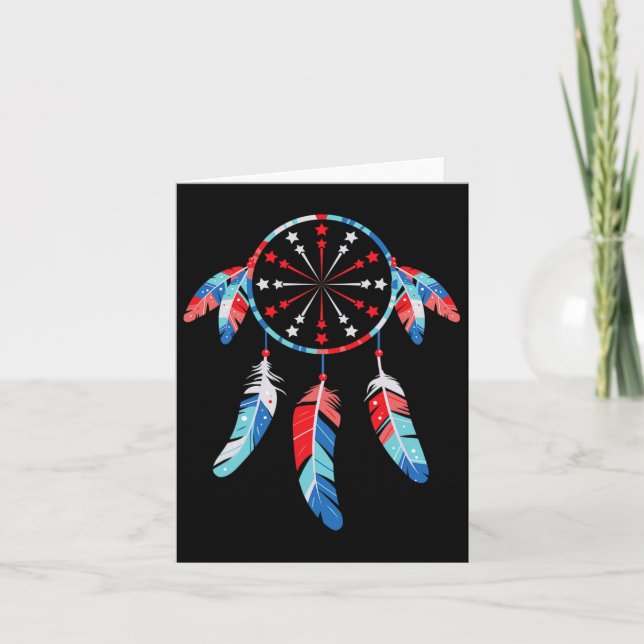 Carte Dream Catcher Wind Chimes 4 juillet (Devant)