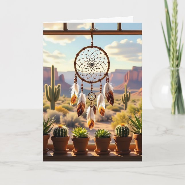 Carte Dreamcatcher, Canyons du désert, Anniversaire des  (Devant)