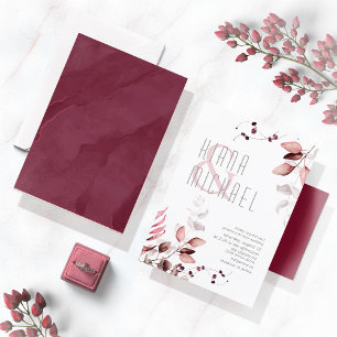 Carte Dreamy Foliage Mariage Bourgogne ID817