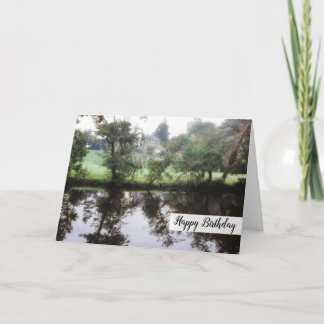 Carte Dreamy Happy Birthday Princess Castle Scenery