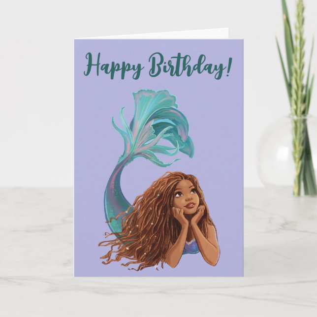 Carte Dreamy Mermaid Ariel Art (Devant)
