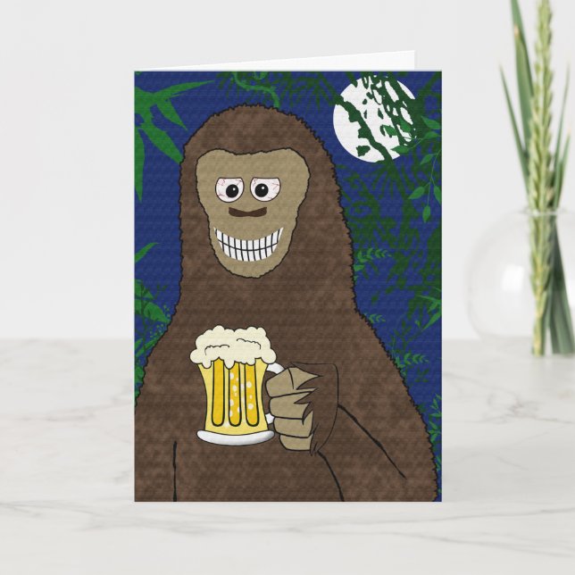 Carte Drinkin Bigfoot (Devant)