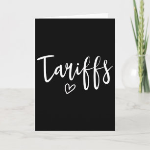 Carte Droits de douane amusants Trump Tarif femme Tarif 