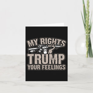 Carte Droits Trump Vos Sentiments 2e Amendement Canon ca