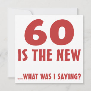 Carte Drôle 60e anniversaire Gag Cadeaux