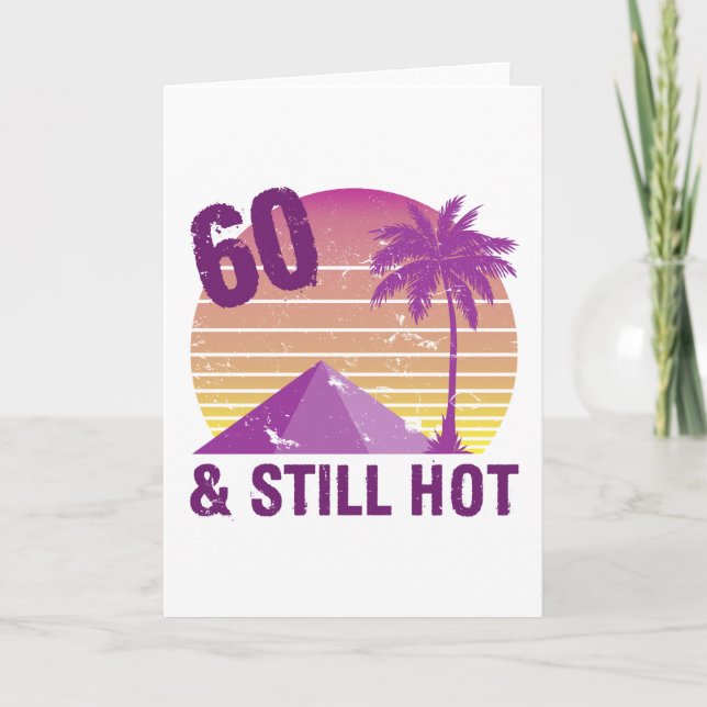 Carte Drôle 60e Anniversaire Hot (Devant)