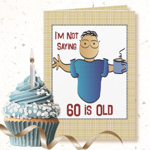 Carte Drôle 60e anniversaire Sarcastique Ethnic Homme Ca