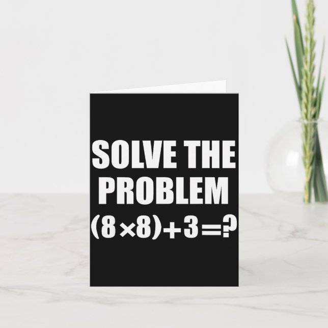 Carte Drôle 67 Meme Pemdas Prof de Maths Élémentaire Cer (Devant)