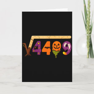 Carte Drôle 67 Mème Prof de maths 6 7 Halloween Carré Ro