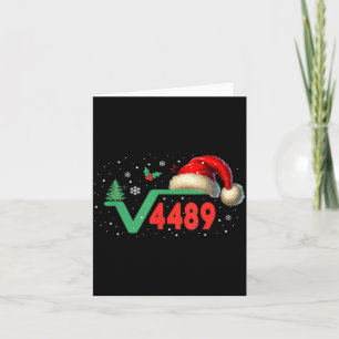 Carte Drôle 67 Mème Racine carrée 4489 Argot Prof de mat