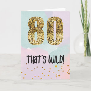 Carte Drôle 80ème anniversaire carte.