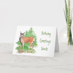 Carte Drôle Anniversaire oncle, Quelqu'un Deer to my Hea