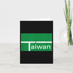 Carte Drôle Badminton Match Nouveau Taïwan Drapeau Alter