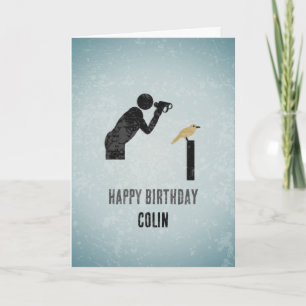 Carte Drôle Birder Thème - Oiseau Watcher Homme Annivers