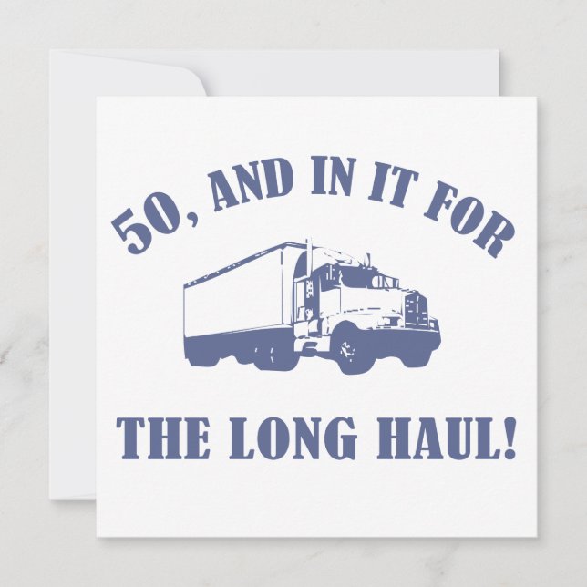 Carte Drôle cadeau de 50e anniversaire (Devant)