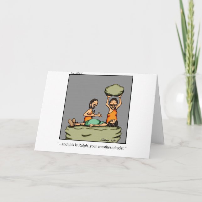 Carte Drôle cadeau Médicale ! (Devant)