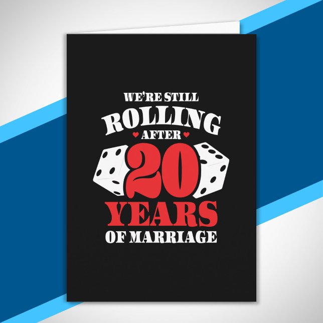 Carte Drôle Cadeaux de 20e anniversaire de mariage pour  (Créateur téléchargé)