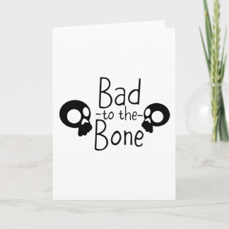 Carte Drôle cadeaux d'Halloween - Mauvais pour l'os