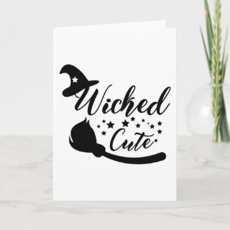 Carte Drôle cadeaux d'Halloween - Mignonne méchant