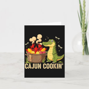 Carte Drôle Cajun Louisiane Bouillir Alligator Écrevisse