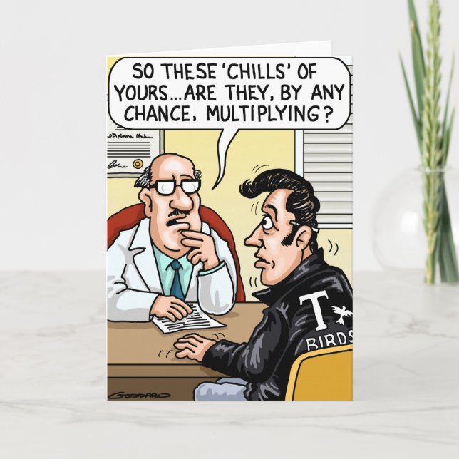 Carte Drôle Cartoon Card par Clive Goddard (Devant)