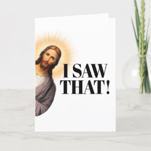Carte Drôle Citation De Jésus - J'Ai Vu Ça !