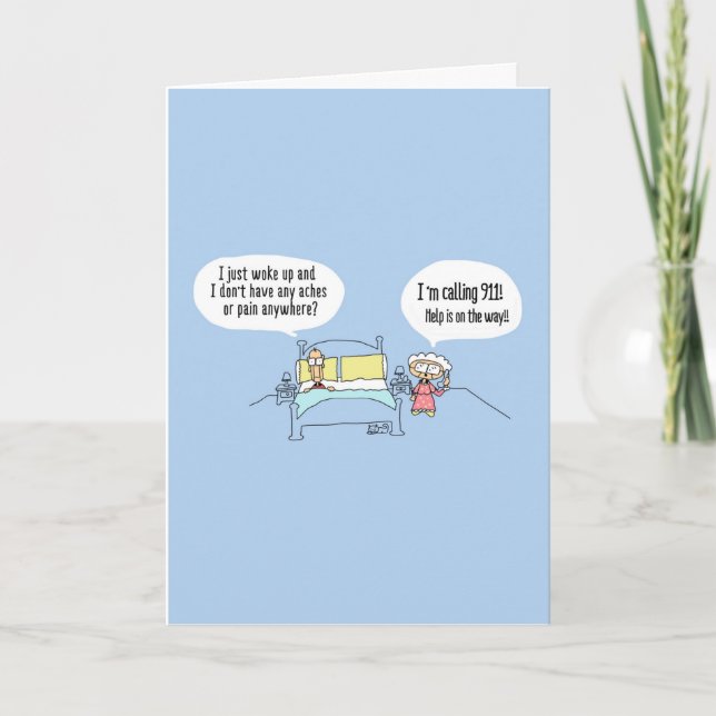 Carte Drôle Comic Greeting Card 006 (Devant)