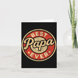 Carte Drôle d'art Papa pour grand-père de petits-enfants
