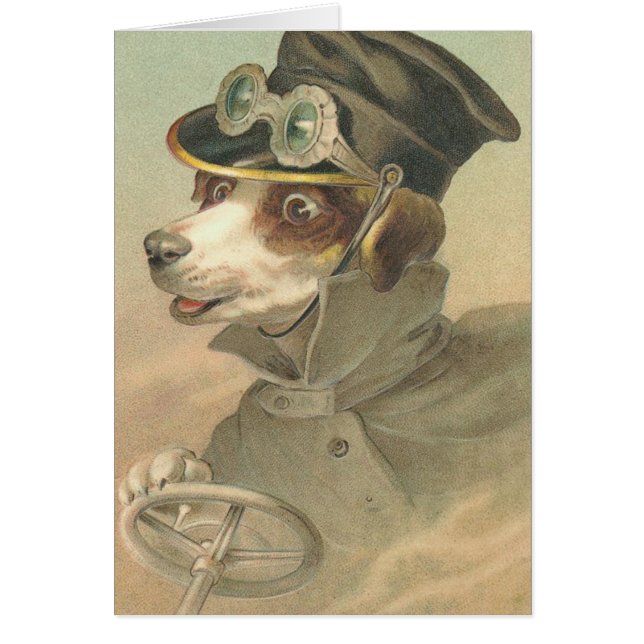 Carte drôle de chien (Devant)