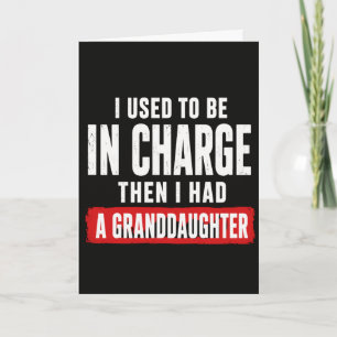 Carte Drôle de Grand-Père Était Chargé Puis J'ai Eu