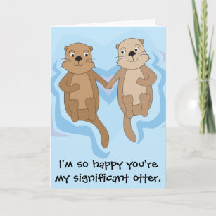 Cartes De Vœux Loutre Zazzle Ca