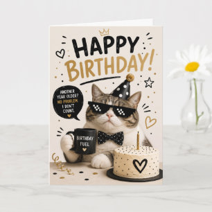 Carte drôle de joyeux anniversaire pour tout le mo