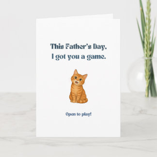 Carte drôle de la fête des pères pour les papas de